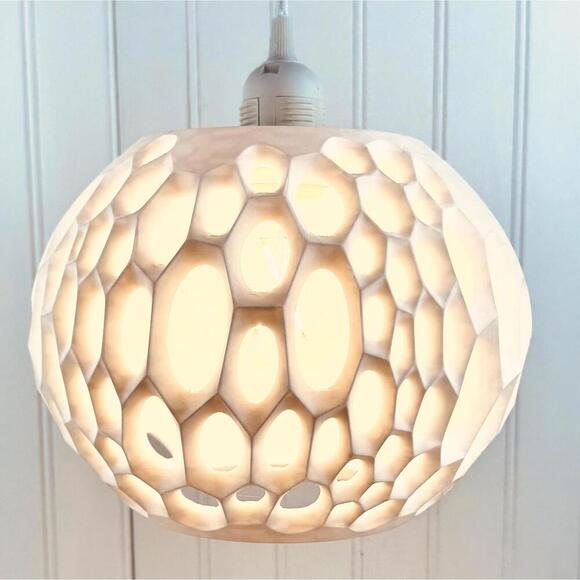 Organic Pendant Light, Virus Pendant Lamp, Geometric Hanging Lamp - Picture 8 of 10